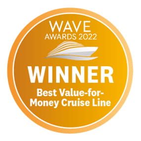 Wave Awards 2022 Winner Best Value-for-Money Cruise Line